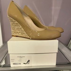 LK Bennett Maddox Wedge Heels Size 37.5